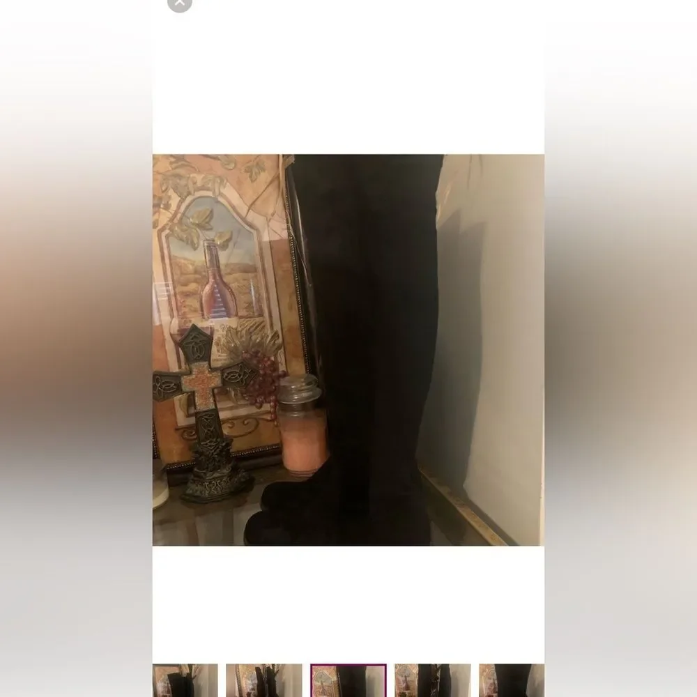 Black Unisa tall boots size 7 - Picture 6 of 13